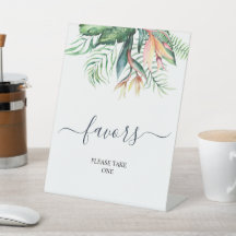 Tropische groene bloemen tonen de voorkeur