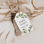 Tropische Groene Leidingen Dank u Cadeaulabel