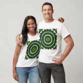 Tropische Groene Mandala T-shirt (Unisex)