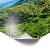 Tropische groene Moorea foto-afdrukken Foto Afdruk (Hoek)