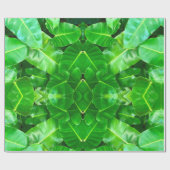 Tropische groene olie cadeaupapier (Vlak)