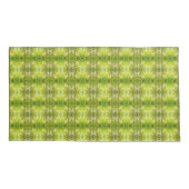 Tropische groene palm laat een klein patroon van z kussensloop (Achterkant)