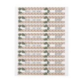 Tropische groene palmboom Faux Glitter Confetti (Vel)