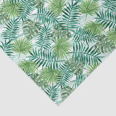 Tropische groene palmboom maakt vulkunst uit tissuepapier (Detail)