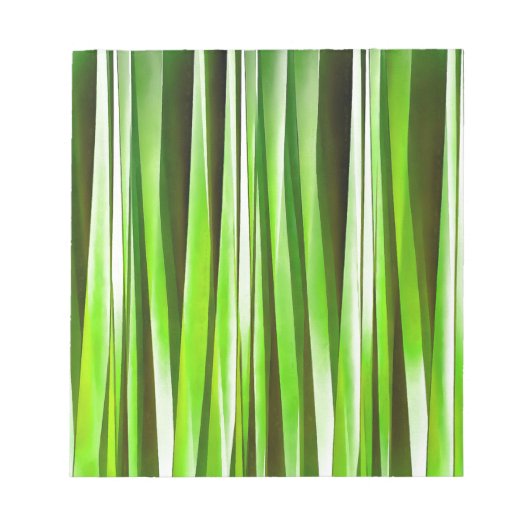 Tropische Groene Riverweed Notitieblok (Voorkant)