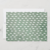 Tropische groene safari dieren wilde een verjaarda kaart (Achterkant)