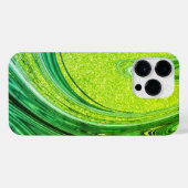 Tropische groene telefoon geval iPhone hoesje (Achterkant horizontaal)