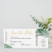 Tropische Groene Verlaten het instappen van pas sp Aankondiging (Staand voorkant)