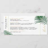 Tropische Groene Verlaten het instappen van pas sp Aankondiging (Achterkant)