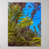 Tropische Groenen en Blue Sky Poster (Voorkant)