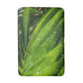 Tropische Groenen met regendruppels Badmat (Voorkant Verticaal)