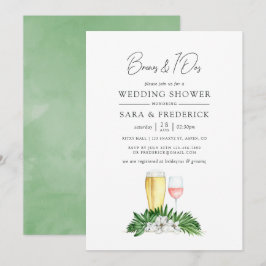 Tropische Groenvoor Bruiloften Voor de I Do's Kaart