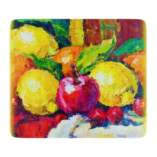 Tropische groeten. Bestel nu Snijplank (Voorkant)