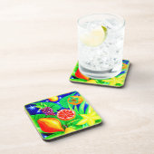 Tropische groeten in de hemel. Bestel nu Bier Onderzetter (Rechterzijde)