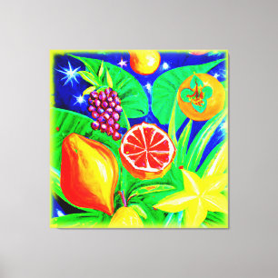 Tropische groeten in de hemel. Bestel nu Canvas Afdruk