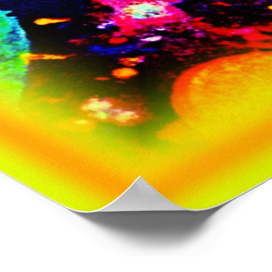 Tropische groeten in de hemel. Bestel nu Poster (Hoek)