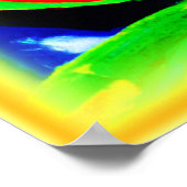 Tropische groeten in de hemel. Bestel nu Poster (Hoek)