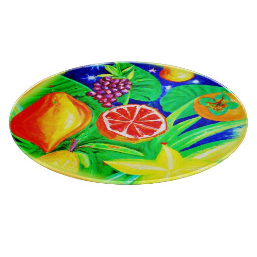 Tropische groeten in de hemel. Bestel nu Snijplank (Hoek)