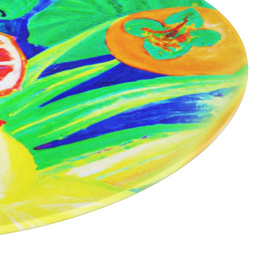 Tropische groeten in de hemel. Bestel nu Snijplank (Hoek)