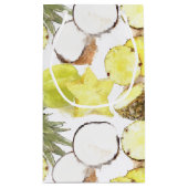 Tropische groeten van de Waterverf - Patroon Klein Cadeauzakje (Achterkant)