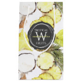 Tropische groeten van de Waterverf - Patroon Klein Cadeauzakje (Voorkant)