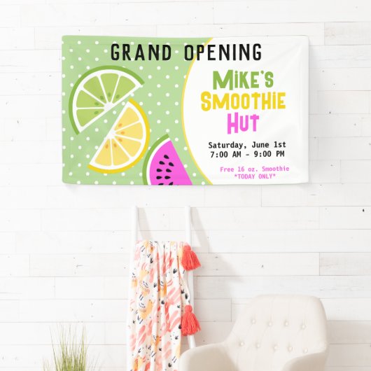 Tropische Groot-Brittannië — Grote opening Spandoek (Insitu)