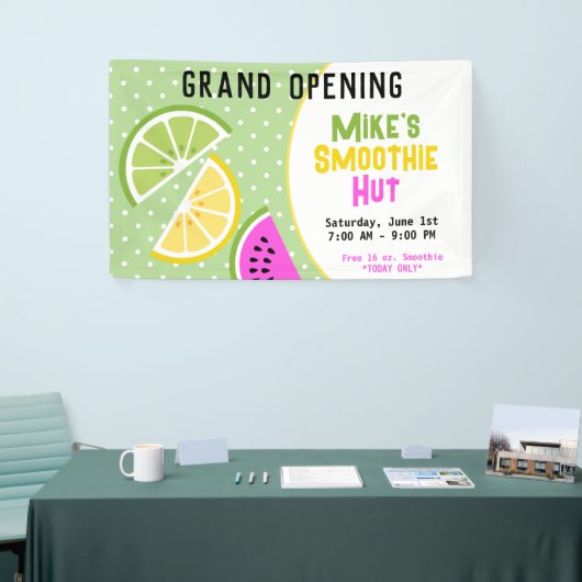 Tropische Groot-Brittannië — Grote opening Spandoek (Beurs)