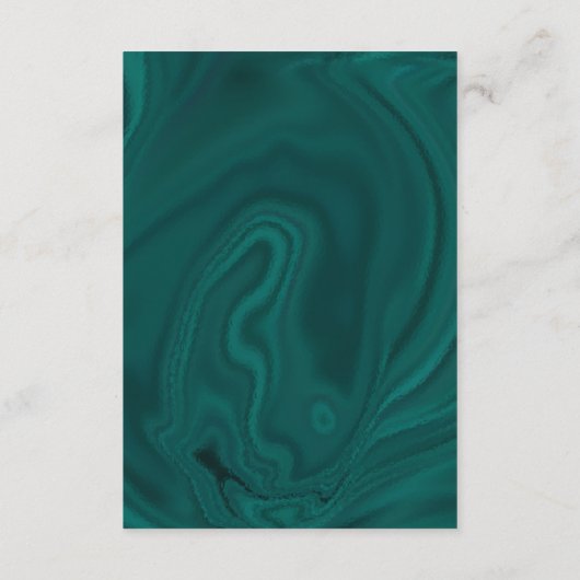 Tropische grote bloemen & boog bruiloft details informatiekaartje (Achterkant)