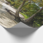 Tropische grove cadeaupapier (Hoek)
