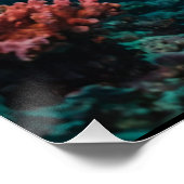 Tropische haai in ondiep water perfect poster (Hoek)