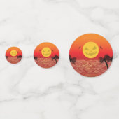 Tropische Halloween Confetti (Voorkanten)