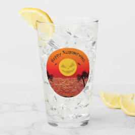 Tropische Halloween Glas