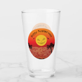 Tropische Halloween Glas