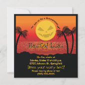 Tropische Halloween Kaart (Voorkant)