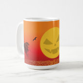 Tropische Halloween Koffiemok (Voorkant links)