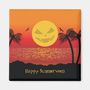 Tropische Halloween Magneet