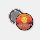 Tropische Halloween Magneet (Voorkant / Achterkant)