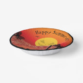 Tropische Halloween Papieren Kommen (Gebogen)