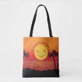 Tropische Halloween Tote Bag (Voorkant)