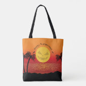 Tropische Halloween Tote Bag (Achterkant)
