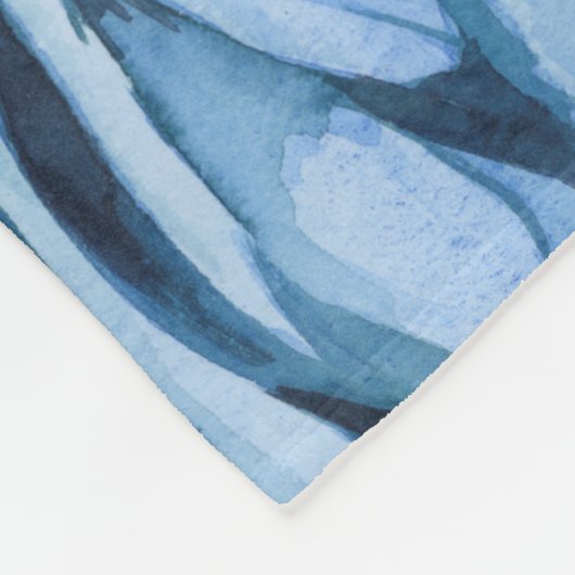 Tropische Halo - Parrot Fleece Deken (Hoek)