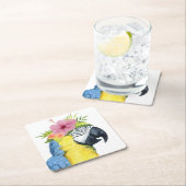 Tropische Halo - Parrot Kartonnen Onderzetters (Insitu)