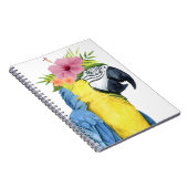 Tropische Halo - Parrot Notitieboek (Rechterzijde)