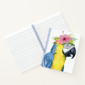 Tropische Halo - Parrot Notitieboek (Binnen)