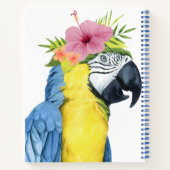 Tropische Halo - Parrot Notitieboek (Achterkant)