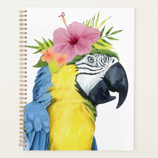 Tropische Halo - Parrot Planner (Voorkant)