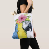 Tropische Halo - Parrot Tote Bag (Dichtbij)