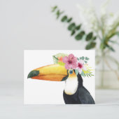 Tropische Halo - Toucan Briefkaart (Staand voorkant)