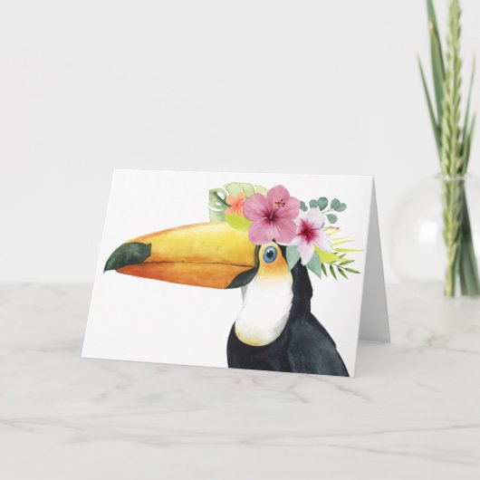 Tropische Halo - Toucan Kaart (Voorkant)