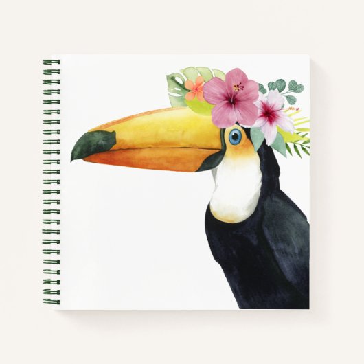 Tropische Halo - Toucan Notitieboek (Voorkant)